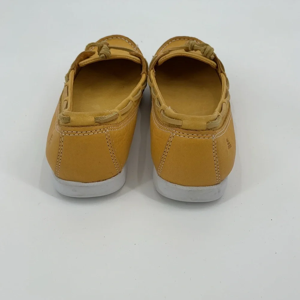 Sebago Women's Yellow Moccasin Loafers Size 8